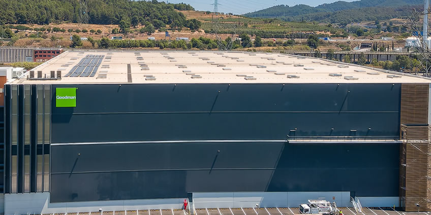 Cubierta del edificio Goodman Multilevel